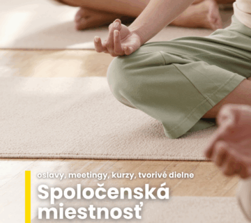 Spoločenská miestnosť - prenájom priestoru Senec